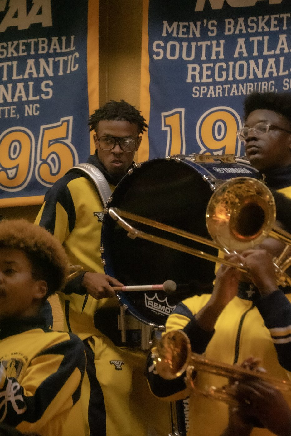 The IIOS performing at the CIAA basketball tournament